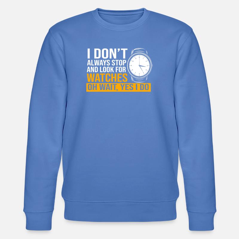 Mullet Haarschnitt Vokuhila - Stanley/Stella Unisex Bio-Sweatshirt CHANGER  - Blau
