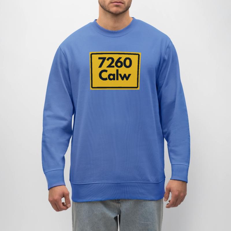 OLD POSTCODE POSTCODE RETRO 7260 CALW HEIMATSTOLZ Stanley/Stella CHANGER Unisex Organic Sweatshirt