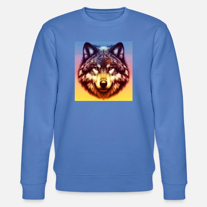 Wolf - Stanley/Stella Unisex Bio-Sweatshirt CHANGER  - Blau