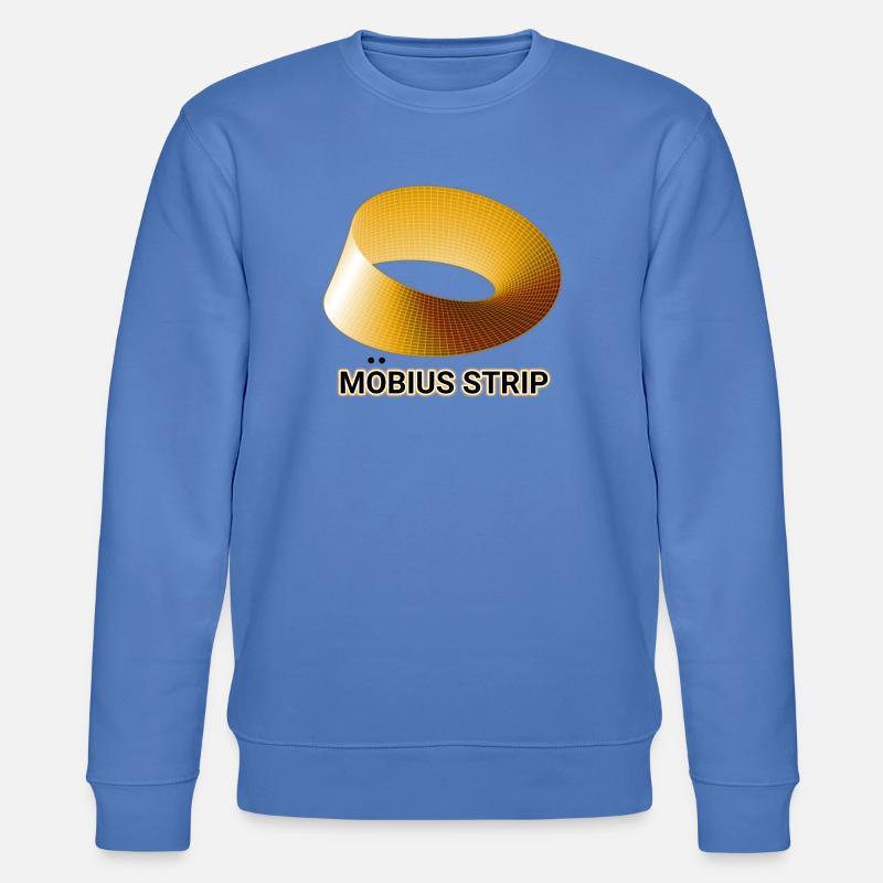 Ruban de Möbius Doré - Sweat bio CHANGER Stanley/Stella Unisexe - bleu