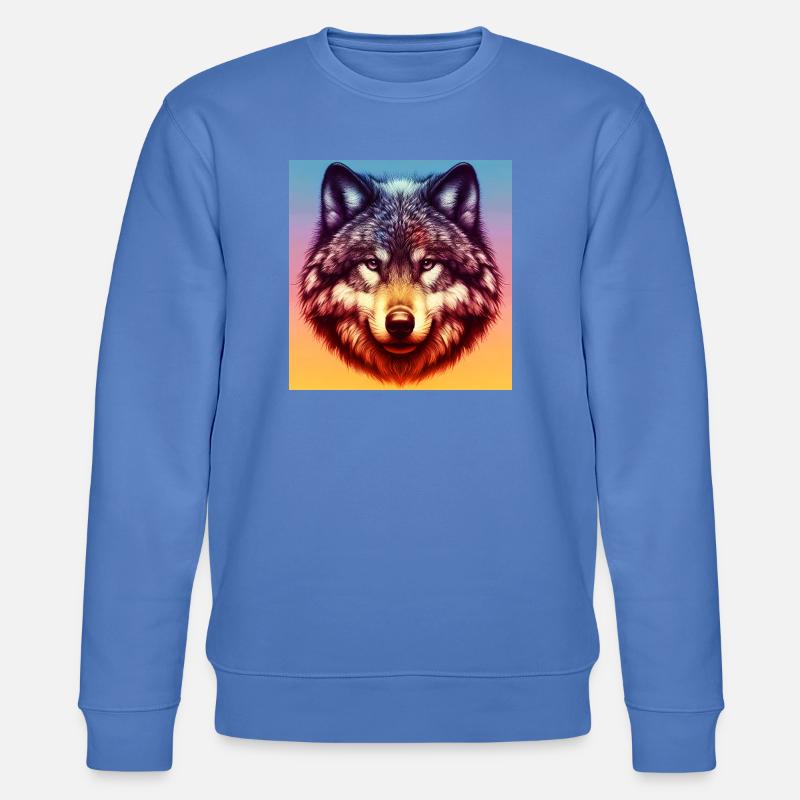 Wolf - Stanley/Stella CHANGER Unisex Organic Sweatshirt - bright blue