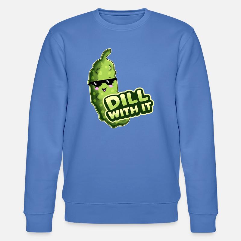 Aneth avec Concombre - Sweat bio CHANGER Stanley/Stella Unisexe - bleu