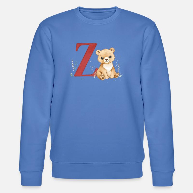 Z-Bärchen: Großes Z mit Bärchen - Stanley/Stella Unisex Bio-Sweatshirt CHANGER  - Blau