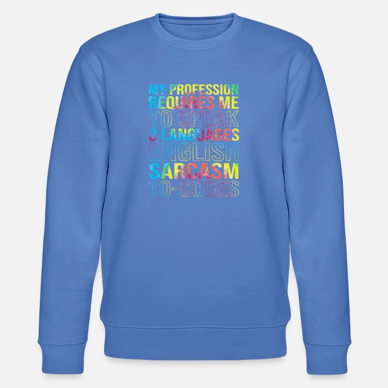 Medical Coder - Stanley/Stella CHANGER Unisex Organic Sweatshirt - bright blue