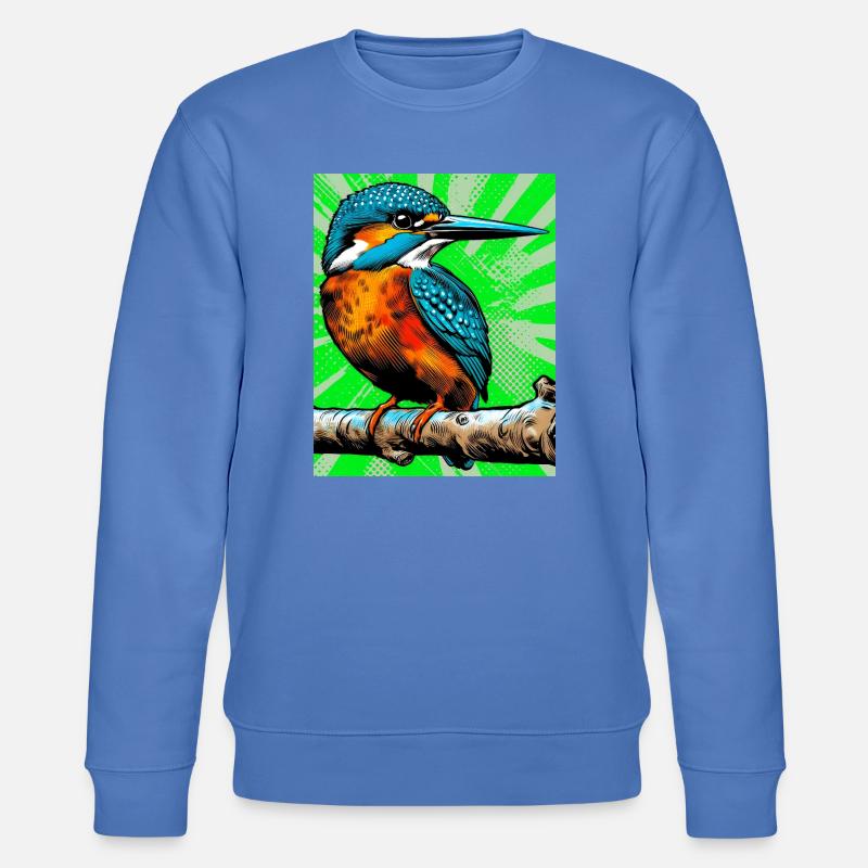 Eisvogel - Stanley/Stella Unisex Bio-Sweatshirt CHANGER  - Blau