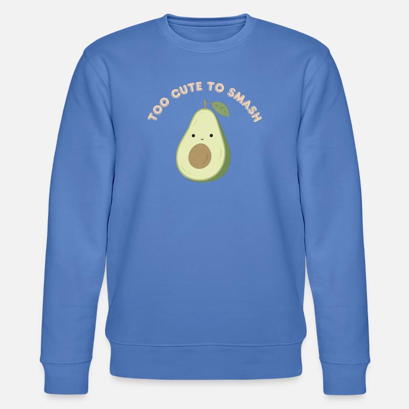 Avocat mignon à écraser - Sweat bio CHANGER Stanley/Stella Unisexe - bleu