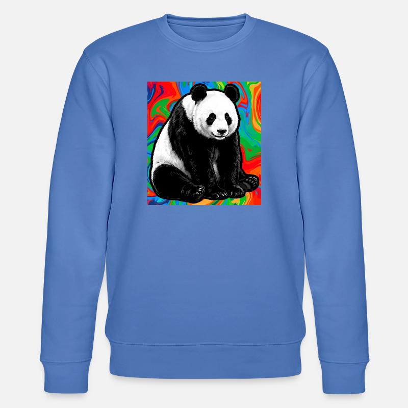 panda - Sweat bio CHANGER Stanley/Stella Unisexe - bleu