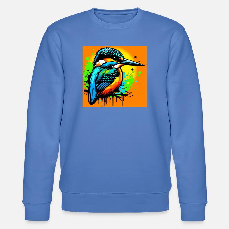 Eisvogel - Stanley/Stella Unisex Bio-Sweatshirt CHANGER  - Blau