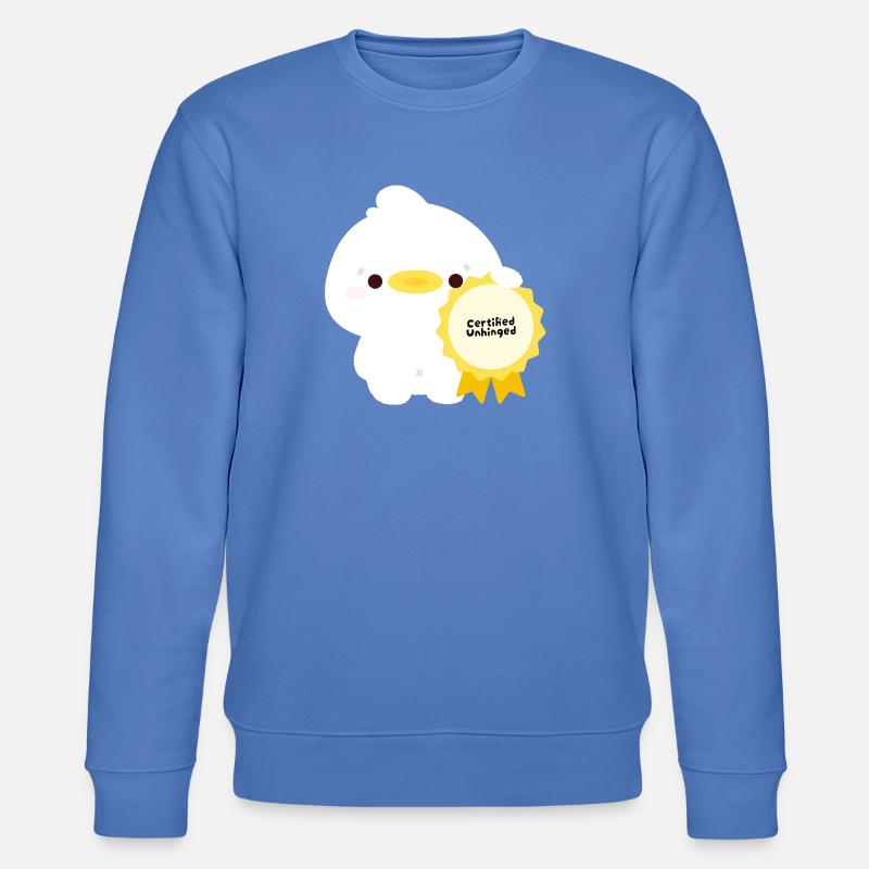 Zertifizierte unberechenbare Ente - Stanley/Stella Unisex Bio-Sweatshirt CHANGER  - Blau