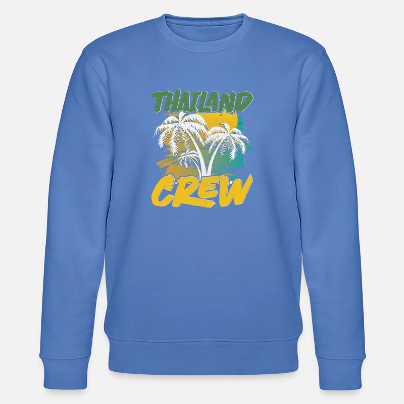 Thailand Crew - Stanley/Stella Unisex Bio-Sweatshirt CHANGER  - Blau