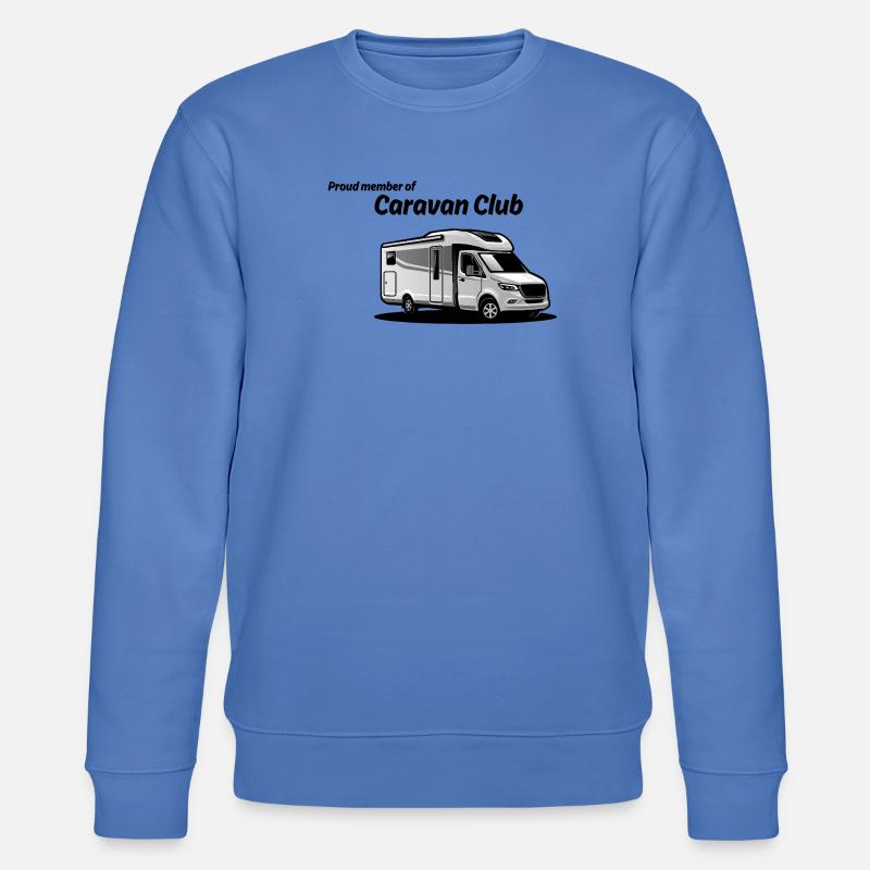Caravan Graphic Silhouette - Stanley/Stella Unisex Bio-Sweatshirt CHANGER  - Blau