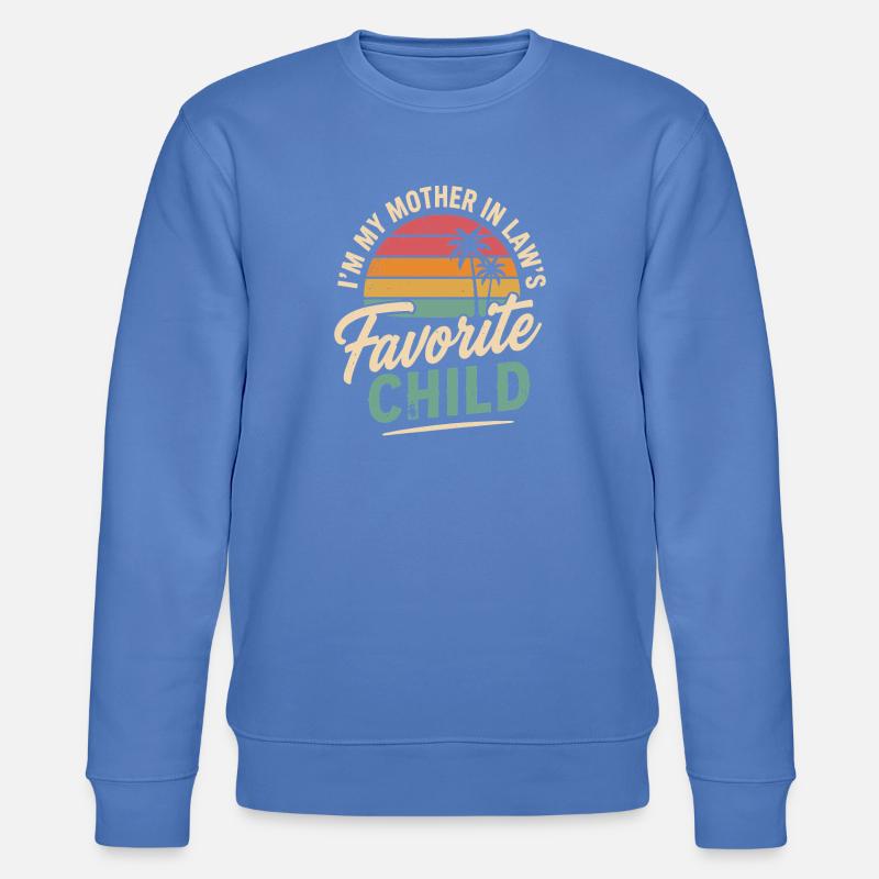 Lieblingskind der Schwiegermutter - Stanley/Stella Unisex Bio-Sweatshirt CHANGER  - Blau