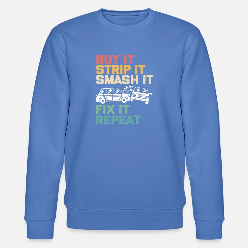 Demolition Derby - Stanley/Stella Unisex Bio-Sweatshirt CHANGER  - Blau