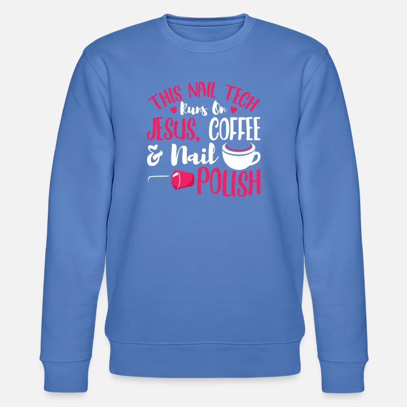 Nageldesigner Nageldesignerin Kosmetik Nagelstudio - Stanley/Stella Unisex Bio-Sweatshirt CHANGER  - Blau