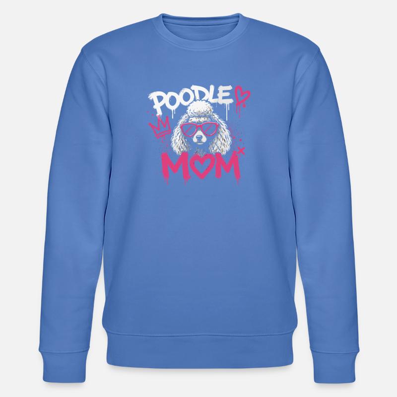 Maman Caniche Graffiti Rose - Sweat bio CHANGER Stanley/Stella Unisexe - bleu