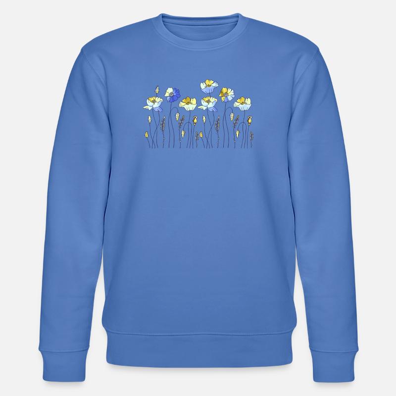 Fleur - Sweat bio CHANGER Stanley/Stella Unisexe - bleu
