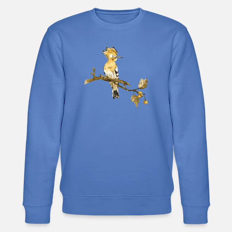 Bunter Vogel - Stanley/Stella Unisex Bio-Sweatshirt CHANGER  - Blau