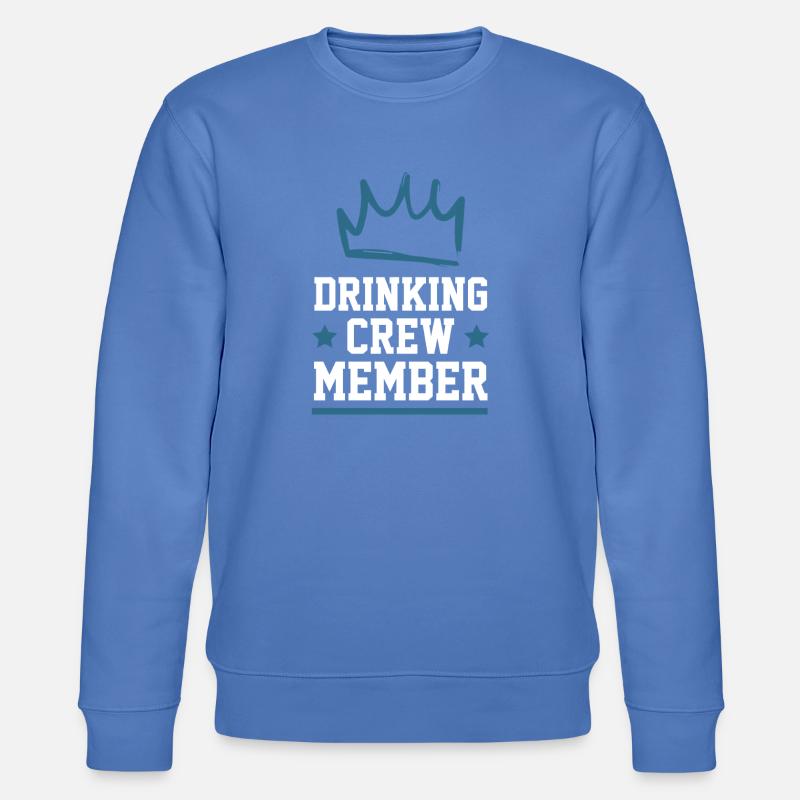 Drinking Crew - Stanley/Stella Unisex Bio-Sweatshirt CHANGER  - Blau