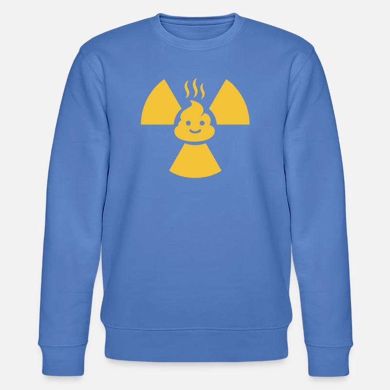 Nuclear turd - Stanley/Stella CHANGER Unisex Organic Sweatshirt - bright blue