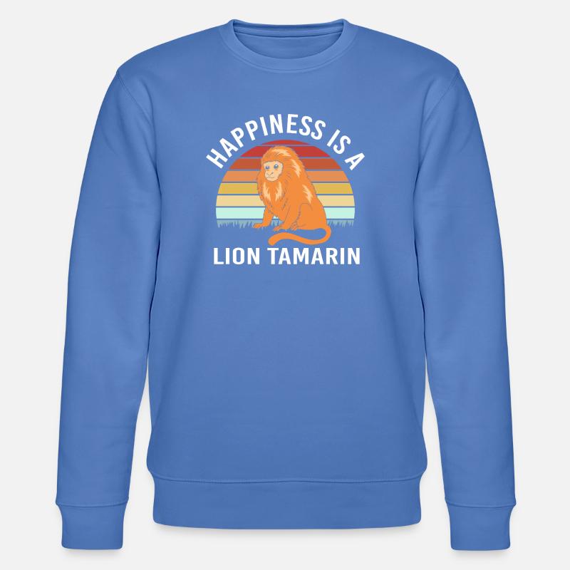 Singe Tamarin - Sweat bio CHANGER Stanley/Stella Unisexe - bleu
