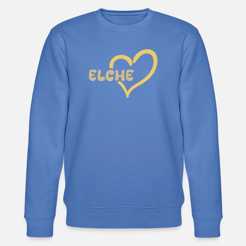 Elche als Urlaub - Stanley/Stella Unisex Bio-Sweatshirt CHANGER - Blau