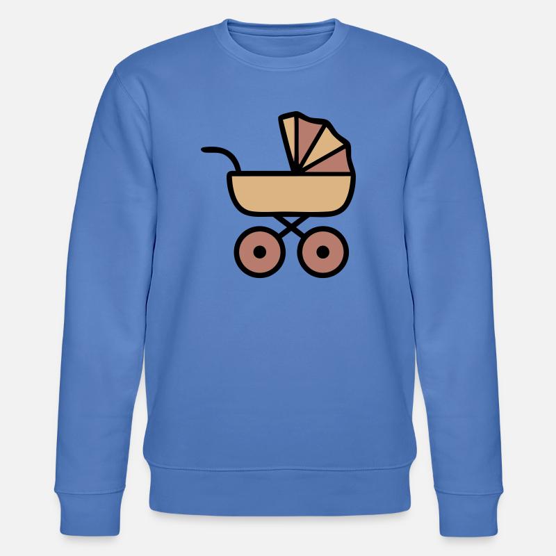Bébé poussette Bohème, icône - Sweat bio CHANGER Stanley/Stella Unisexe - bleu