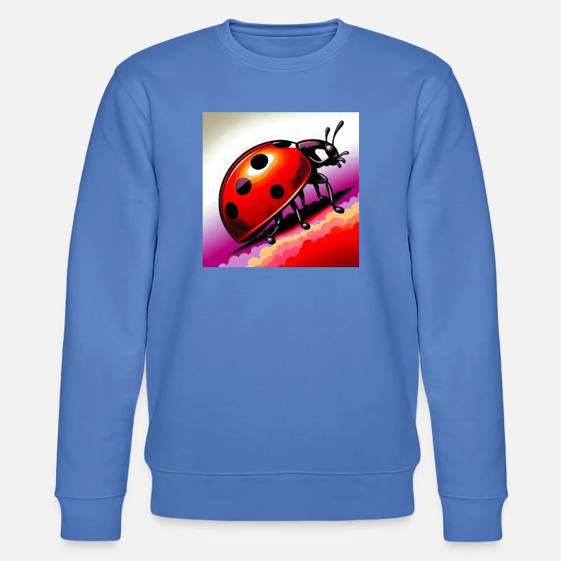 Marienkäfer - Stanley/Stella Unisex Bio-Sweatshirt CHANGER  - Blau