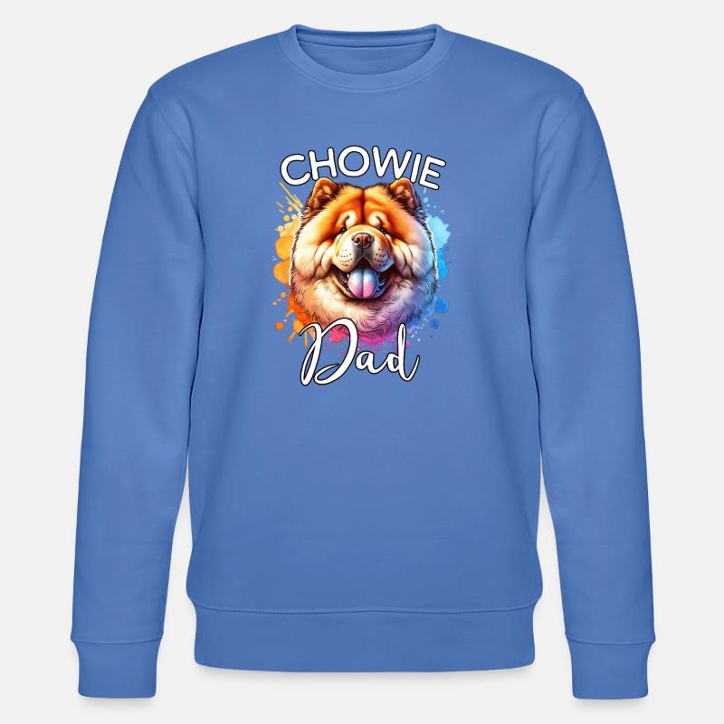 Chowchow Papa - Stanley/Stella Unisex Bio-Sweatshirt CHANGER - Blau