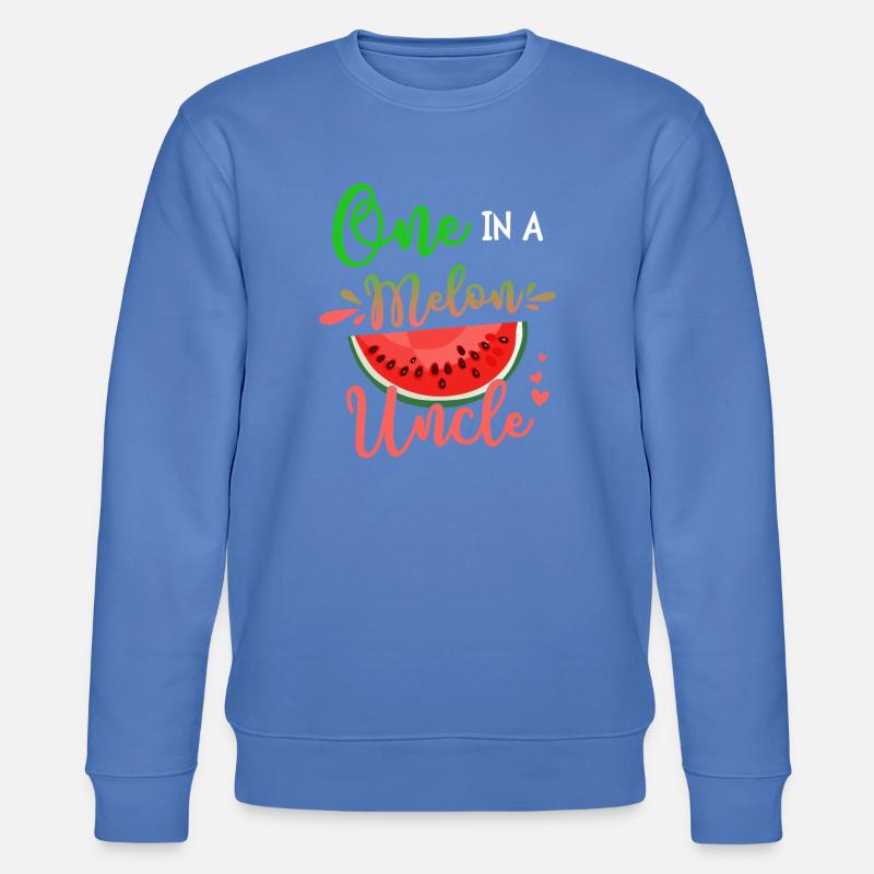 Ein Onkel in einer Melone - Stanley/Stella Unisex Bio-Sweatshirt CHANGER - Blau