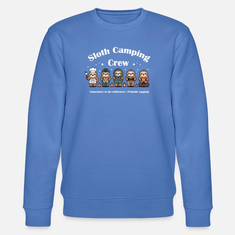 Équipe de camping paresseux - Sweat bio CHANGER Stanley/Stella Unisexe - bleu