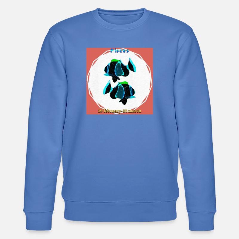 Fisch - Stanley/Stella Unisex Bio-Sweatshirt CHANGER  - Blau
