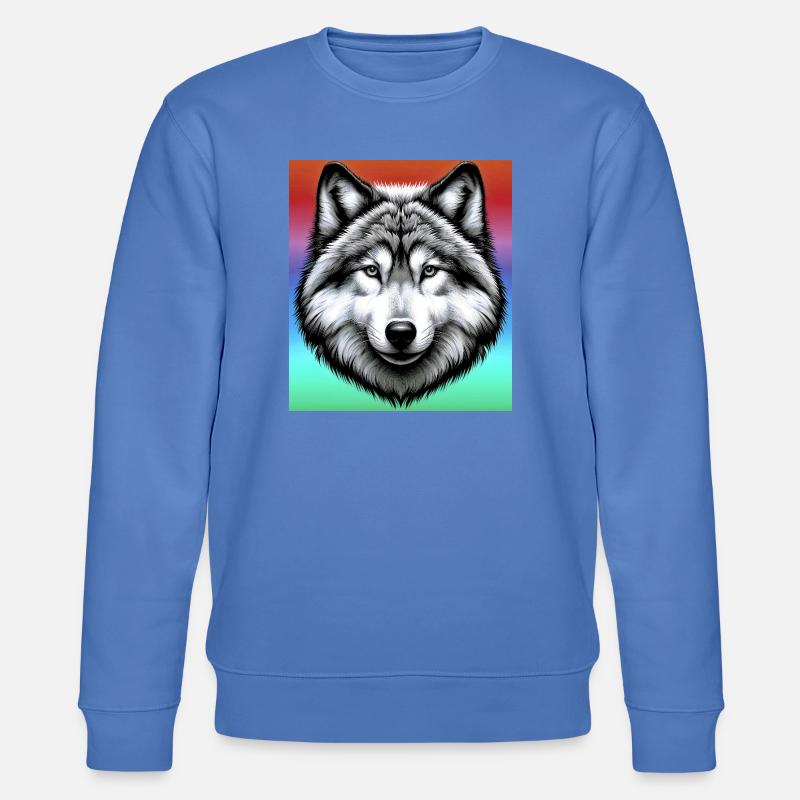 Wolf - Stanley/Stella Unisex Bio-Sweatshirt CHANGER  - Blau