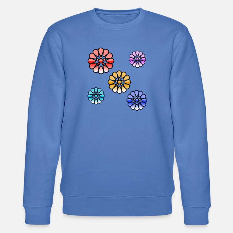 Fleur - Sweat bio CHANGER Stanley/Stella Unisexe - bleu
