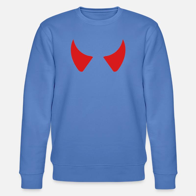 Teufelshörner - Stanley/Stella Unisex Bio-Sweatshirt CHANGER  - Blau