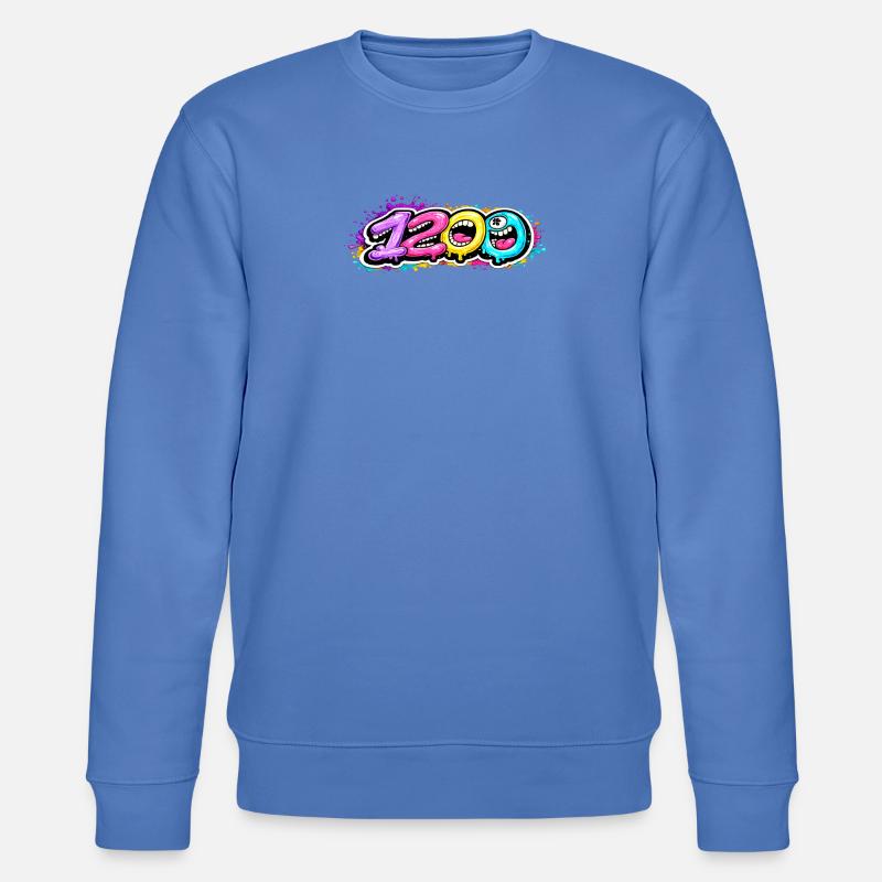 1200 Bubbleface - Stanley/Stella Unisex Bio-Sweatshirt CHANGER  - Blau