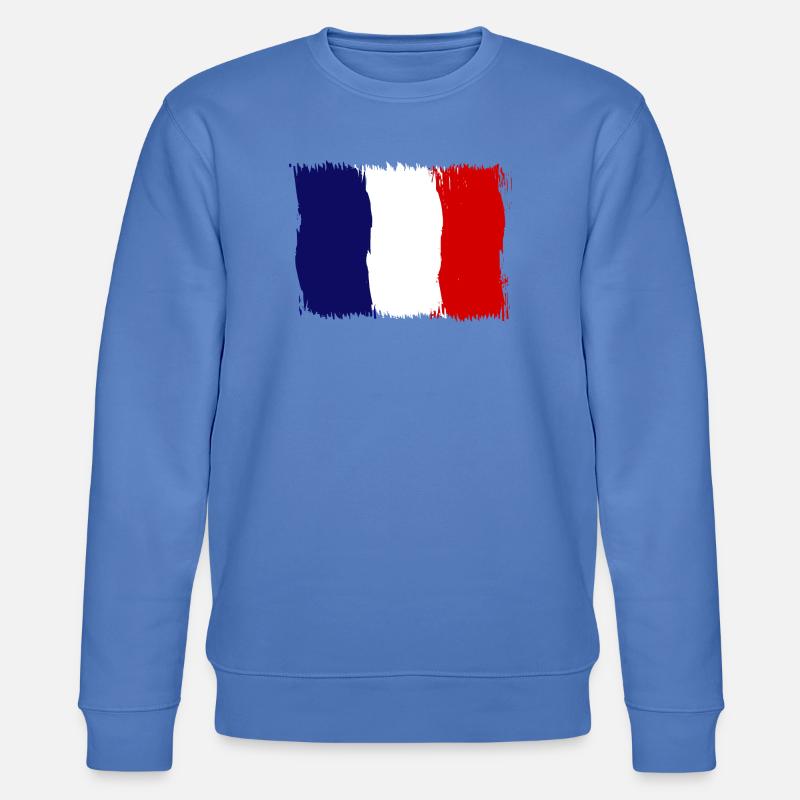Frankreich - Stanley/Stella Unisex Bio-Sweatshirt CHANGER - Blau