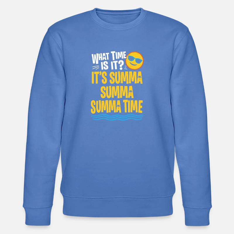 Summa Summa Time Tee - Sweat bio CHANGER Stanley/Stella Unisexe - bleu