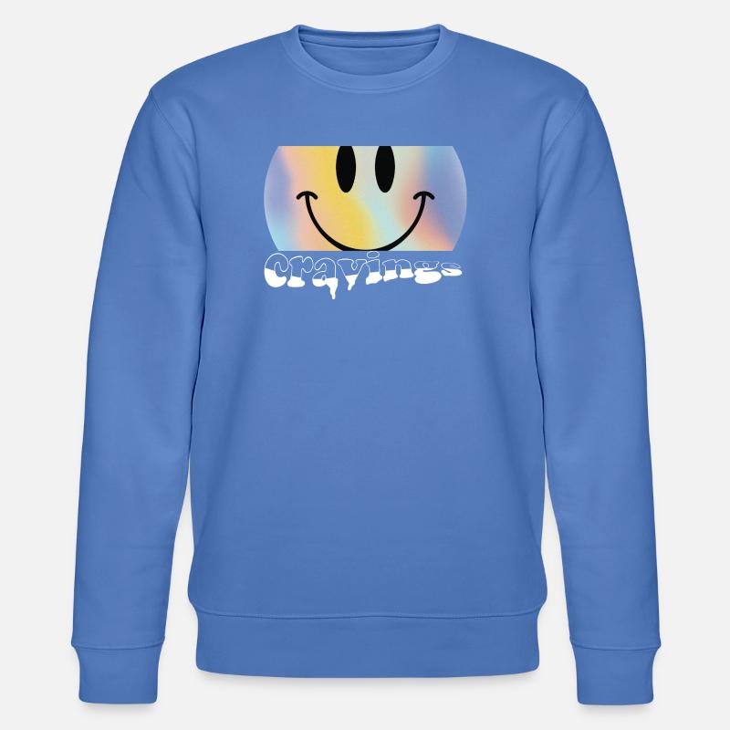 Tie-Dye Cravings Logo - Stanley/Stella Unisex Bio-Sweatshirt CHANGER  - Blau