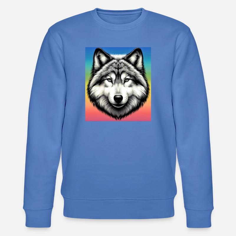 Loup - Sweat bio CHANGER Stanley/Stella Unisexe - bleu
