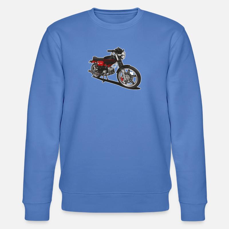 Illustration // Moped - Stanley/Stella Unisex Bio-Sweatshirt CHANGER  - Blau