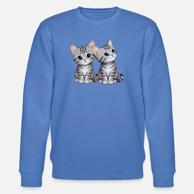 Frères et sœurs chatons - Sweat bio CHANGER Stanley/Stella Unisexe - bleu