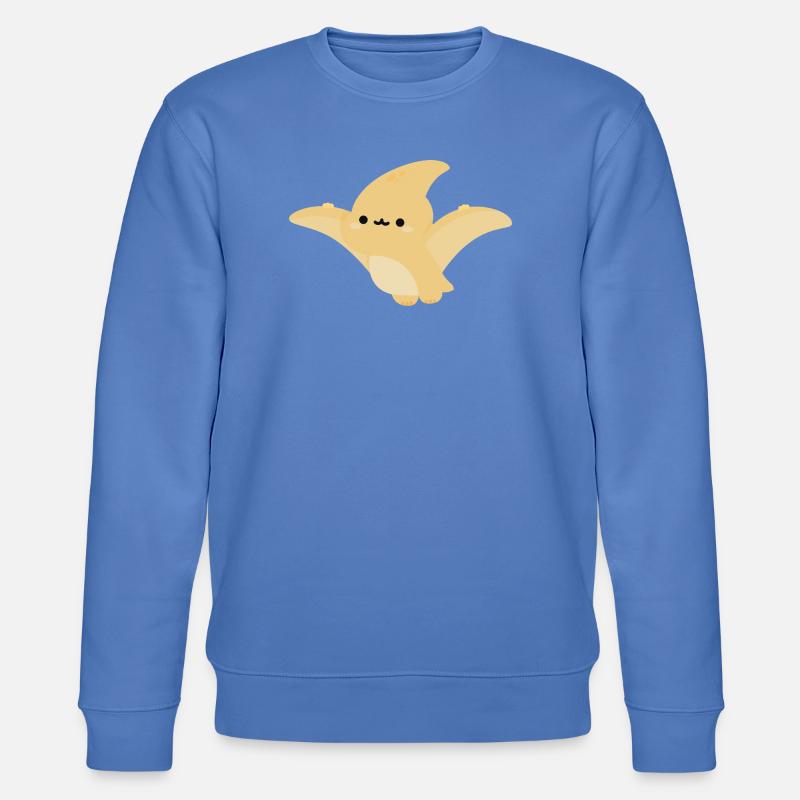 Pavot ptérodactyle de Kawaii - Sweat bio CHANGER Stanley/Stella Unisexe - bleu