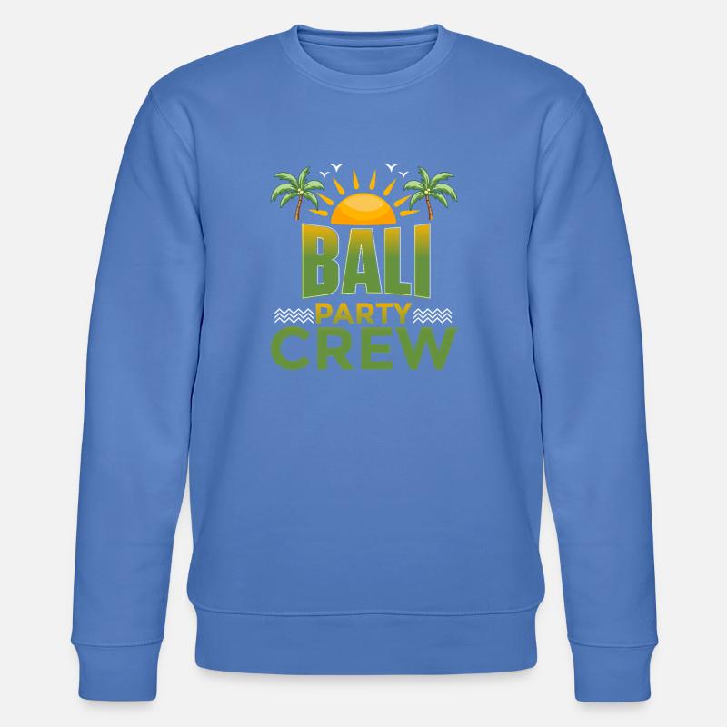 Bali Party Crew - Stanley/Stella Unisex Bio-Sweatshirt CHANGER  - Blau