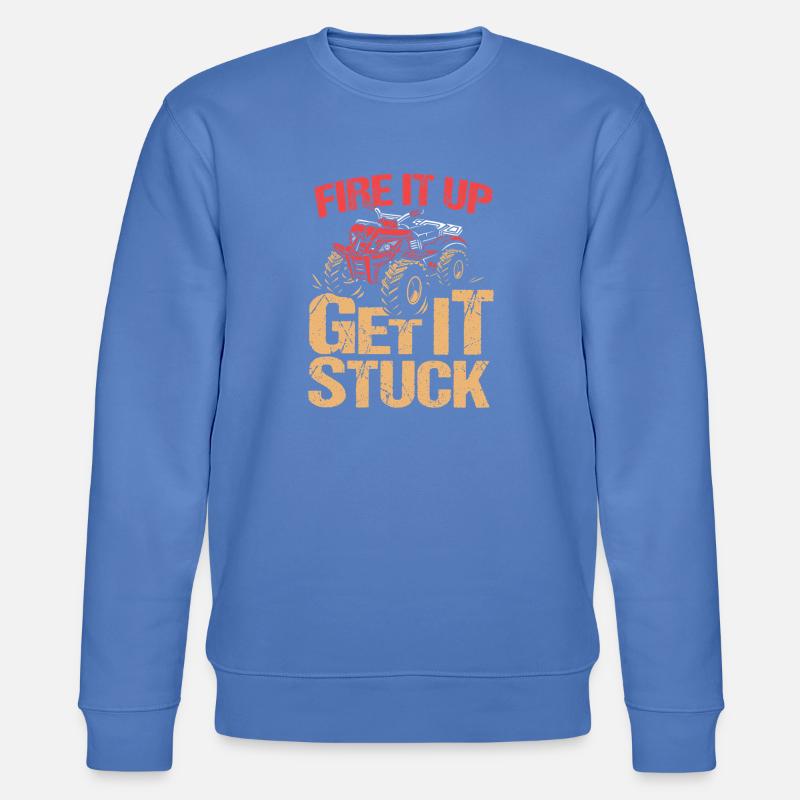 Quad - Stanley/Stella Unisex Bio-Sweatshirt CHANGER - Blau
