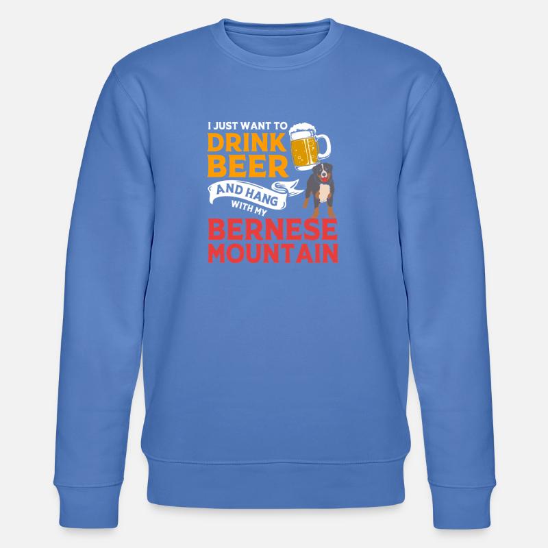 Berner Sennenhund - Stanley/Stella Unisex Bio-Sweatshirt CHANGER  - Blau
