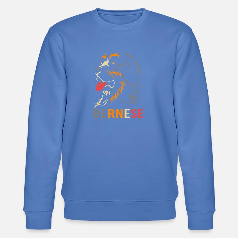 Berner Sennenhund - Stanley/Stella Unisex Bio-Sweatshirt CHANGER  - Blau
