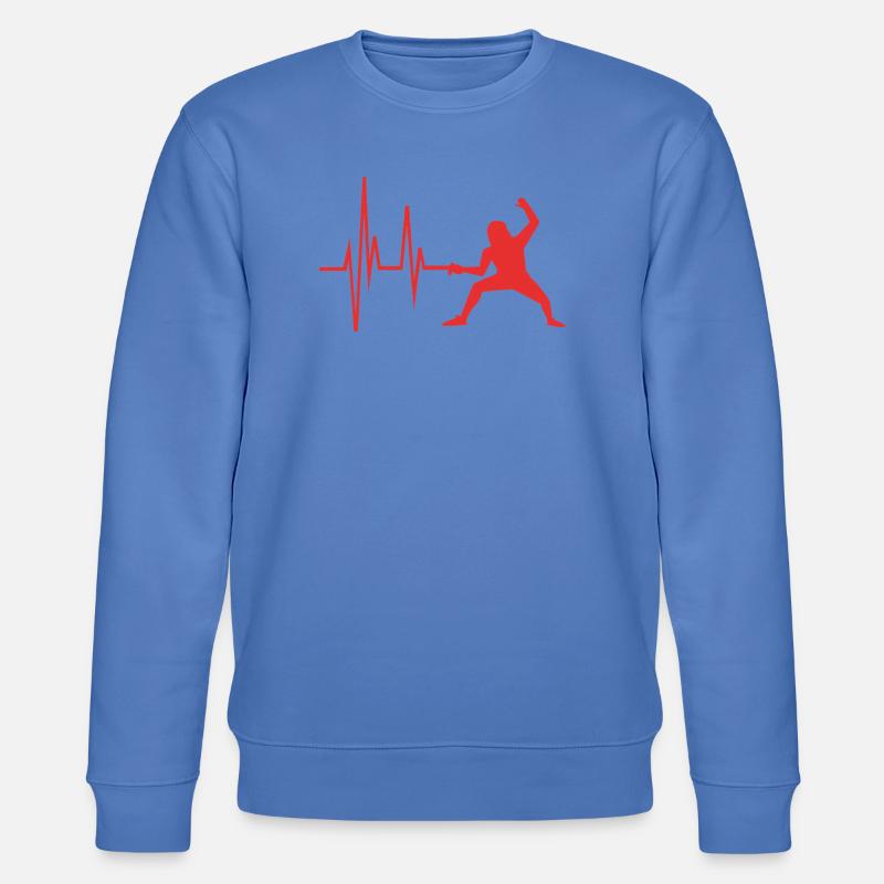 Fechten - Stanley/Stella Unisex Bio-Sweatshirt CHANGER  - Blau