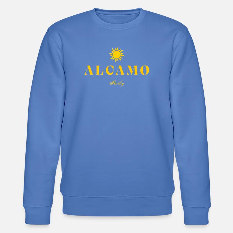 Alcamo Sicily Sun Logo - Sweat bio CHANGER Stanley/Stella Unisexe - bleu
