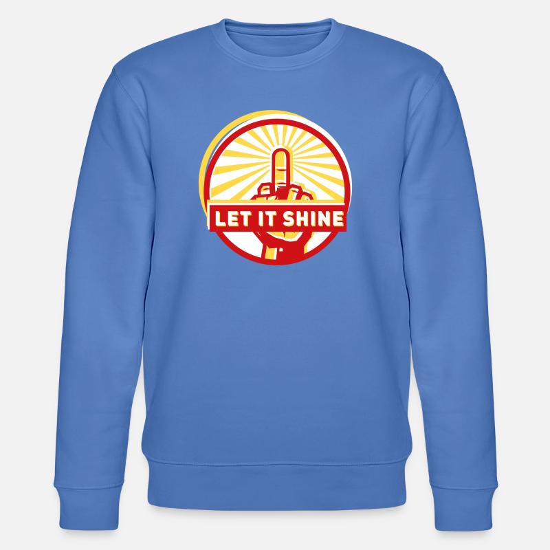 let it shine - Stanley/Stella Unisex Bio-Sweatshirt CHANGER  - Blau