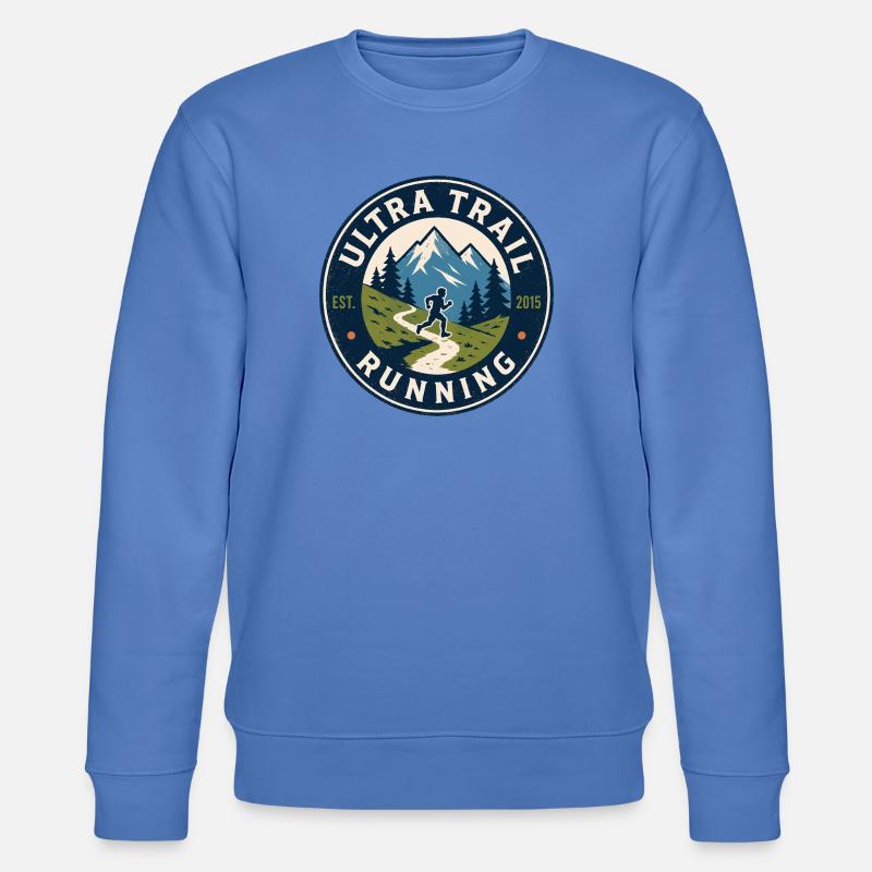 Ultra-Trailrunning - Stanley/Stella Unisex Bio-Sweatshirt CHANGER - Blau